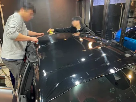 마세라티 콰트로 포르테 \'사틴 다크 그레이\' 풀랩핑 - 라이트 필름 - 서울 랩핑샵 / 강남,개포,서초