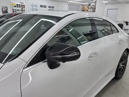 벤츠 CLS53 AMG 사틴 블랙 전체랩핑, 올블랙 크롬 죽이기 풀 시공 / 서울 강남