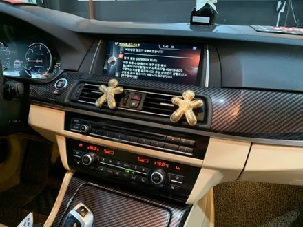 BMW 550d 사틴 블랙&카본 전체 랩핑 - 카본 실내 랩핑 - 강남 랩핑 익스트림 랩 / 강남,개포,서초
