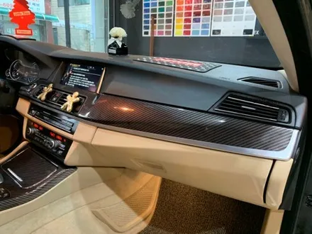 BMW 550d 사틴 블랙&카본 전체 랩핑 - 카본 실내 랩핑 - 강남 랩핑 익스트림 랩 / 강남,개포,서초
