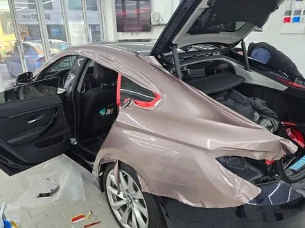 BMW 420i F바디 프로즌 베리 핑크 전체 랩핑/서울 랩핑샵 / 서울 강남