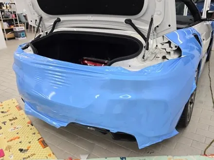 BMW Z4 m40i 강남 자동차 전체 랩핑 고광택 캔디 블루 / 서울 강남