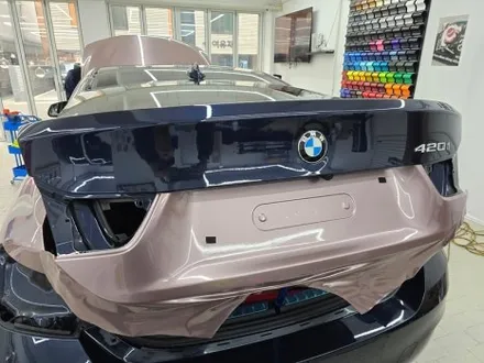 BMW 420i F바디 프로즌 베리 핑크 전체 랩핑/서울 랩핑샵 / 서울 강남