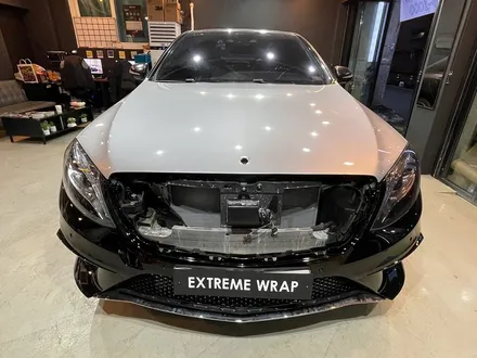 S63 AMG 사틴 블랙 랩핑 사고처리 - 래핑 사고처리 - 벤츠 랩핑 / 강남,개포,서초