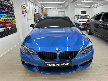 BMW 428i F32 \'다이아몬드 오로라 그린\' 전체랩핑 고광택 / 강남,개포,서초