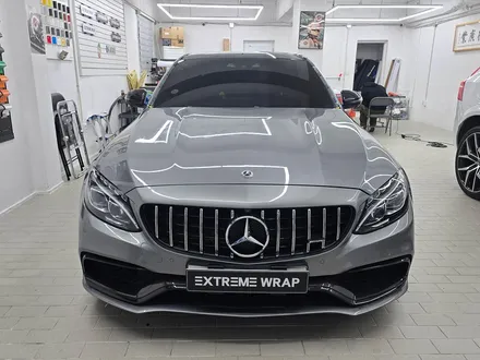 벤츠 C63 AMG  울트론 전체 블랙 PPF / 서울 강남