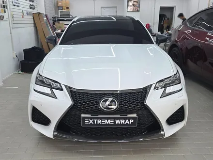 강남랩핑 렉서스 GS F 전체 랩핑, 고광택 로얄블루 시공기 / 서울 강남