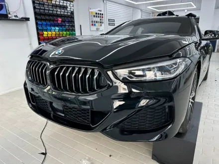 BMW 840i 고광택 유광 블랙 전체랩핑 - 탑폴리에 8시리즈 / 강남,개포,서초