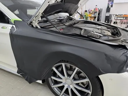 S63 AMG 쿠페 프로스티드 블랙 매트 무광 전체 랩핑 / 서울 강남