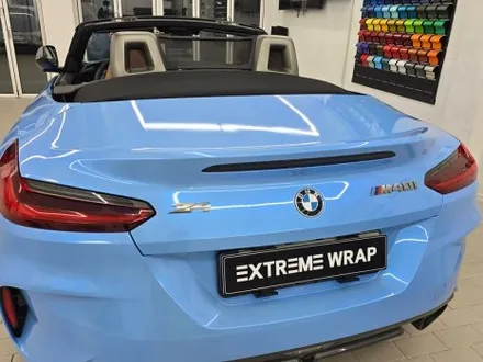 BMW Z4 m40i 강남 자동차 전체 랩핑 고광택 캔디 블루 / 서울 강남