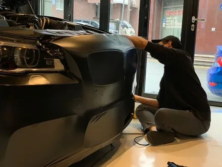 BMW M5 사틴 블랙 전체 랩핑 - 강남 랩핑 - 서초 익스트림 랩 / 강남,개포,서초