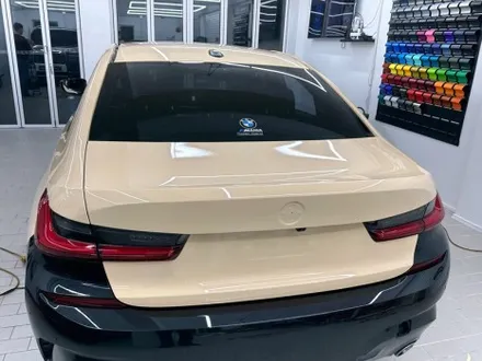 랩핑 사고&보험처리 BMW 330e 아이보리 전체 랩핑 / 강남,개포,서초
