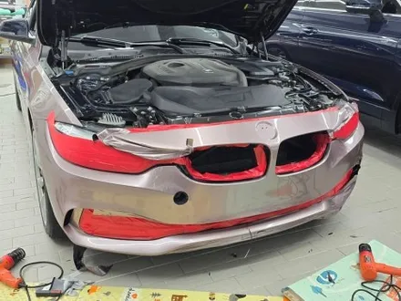 BMW 420i F바디 프로즌 베리 핑크 전체 랩핑/서울 랩핑샵 / 서울 강남