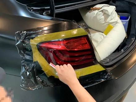 BMW 550d 사틴 블랙&카본 전체 랩핑 - 카본 실내 랩핑 - 강남 랩핑 익스트림 랩 / 강남,개포,서초