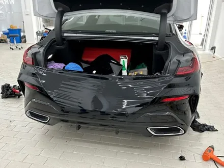 BMW 840i 고광택 유광 블랙 전체랩핑 - 탑폴리에 8시리즈 / 강남,개포,서초