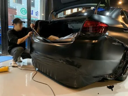 BMW M5 사틴 블랙 전체 랩핑 - 강남 랩핑 - 서초 익스트림 랩 / 강남,개포,서초