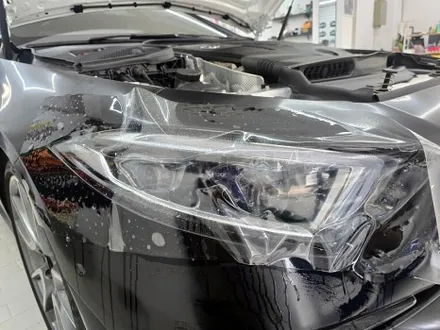 벤츠 CLS53 AMG 사틴 블랙 전체랩핑, 올블랙 크롬 죽이기 풀 시공 / 서울 강남