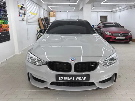 BMW F82 M4 볼캐닉 그레이 랩핑 #자동차 전체 래핑 / 강남,개포,서초