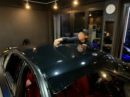 BMW M5 사틴 블랙 전체 랩핑 - 강남 랩핑 - 서초 익스트림 랩 / 강남,개포,서초