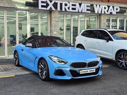 BMW Z4 m40i 강남 자동차 전체 랩핑 고광택 캔디 블루 / 서울 강남