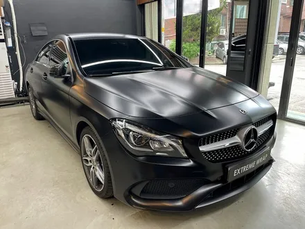 벤츠 CLA45 AMG \'사틴 블랙\' 전체 랩핑 - 자동차 랩핑 - 무광 랩핑 / 강남,개포,서초