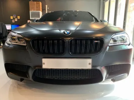 BMW M5 사틴 블랙 전체 랩핑 - 강남 랩핑 - 서초 익스트림 랩 / 강남,개포,서초