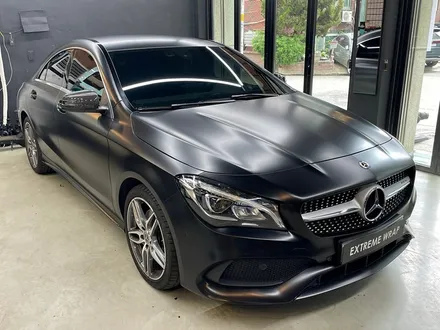 벤츠 CLA45 AMG \'사틴 블랙\' 전체 랩핑 - 자동차 랩핑 - 무광 랩핑 / 강남,개포,서초