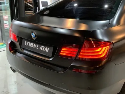 BMW 550d 사틴 블랙&카본 전체 랩핑 - 카본 실내 랩핑 - 강남 랩핑 익스트림 랩 / 강남,개포,서초