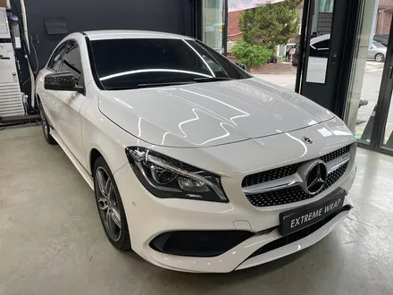 벤츠 CLA45 AMG \'사틴 블랙\' 전체 랩핑 - 자동차 랩핑 - 무광 랩핑 / 강남,개포,서초