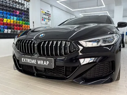 BMW 840i 고광택 유광 블랙 전체랩핑 - 탑폴리에 8시리즈 / 강남,개포,서초
