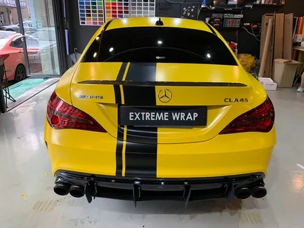 벤츠 CLA45 AMG \'사틴 옐로우\' 전체 랩핑 - 강남 랩핑 - 익스트림 랩 - 자동차 랩핑 / 강남,개포,서초