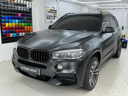BMW X5 사틴 블랙 반무광 전체 랩핑 [강남 랩핑샵] / 강남,개포,서초
