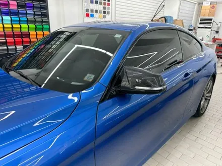 BMW 428i F32 \'다이아몬드 오로라 그린\' 전체랩핑 고광택 / 강남,개포,서초