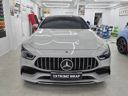 벤츠 AMG GT 4도어 차량에 포르쉐 크레용을 입히다! 전체 랩핑 시공 / 서울 강남