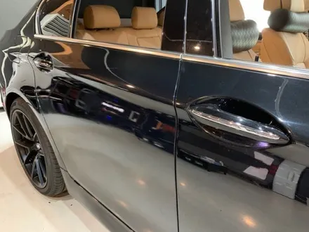 BMW 550d 사틴 블랙&카본 전체 랩핑 - 카본 실내 랩핑 - 강남 랩핑 익스트림 랩 / 강남,개포,서초