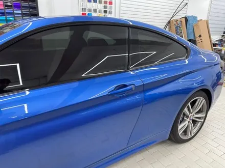 BMW 428i F32 \'다이아몬드 오로라 그린\' 전체랩핑 고광택 / 강남,개포,서초