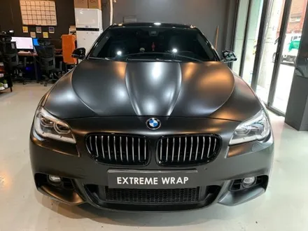 BMW 550d 사틴 블랙&카본 전체 랩핑 - 카본 실내 랩핑 - 강남 랩핑 익스트림 랩 / 강남,개포,서초
