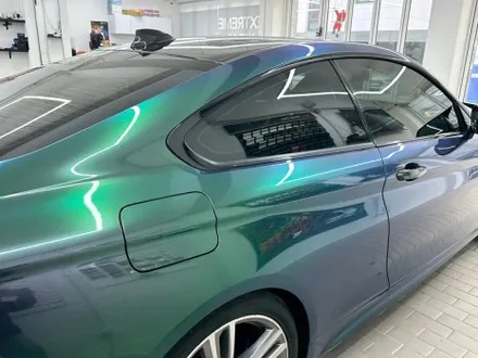 BMW 428i F32 \'다이아몬드 오로라 그린\' 전체랩핑 고광택 / 강남,개포,서초