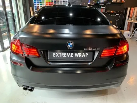 BMW 550d 사틴 블랙&카본 전체 랩핑 - 카본 실내 랩핑 - 강남 랩핑 익스트림 랩 / 강남,개포,서초
