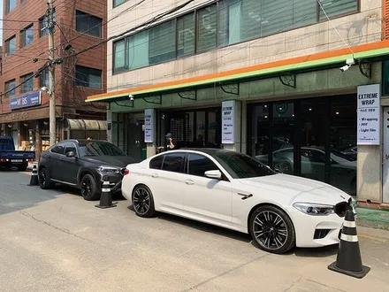 BMW M5 카본 부분 랩핑 - 카본랩핑 - 자동차랩핑샵 - 강남랩핑샵 / 강남,개포,서초