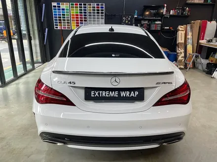 벤츠 CLA45 AMG \'사틴 블랙\' 전체 랩핑 - 자동차 랩핑 - 무광 랩핑 / 강남,개포,서초