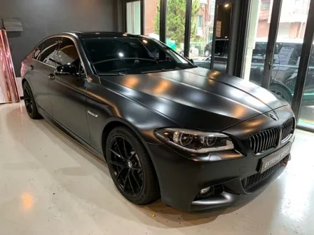 BMW 550d 사틴 블랙&카본 전체 랩핑 - 카본 실내 랩핑 - 강남 랩핑 익스트림 랩 / 강남,개포,서초