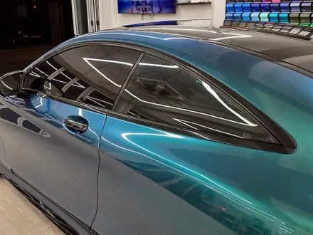 벤츠 S63 AMG 쿠페 로얄 그린 전체 풀랩핑, 전체 크롬 죽이기, 포지드 카본 포인트 랩핑 PPF 보호필름 시공 / 서울 강남