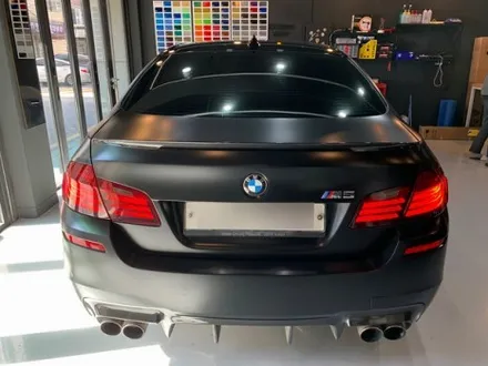 BMW M5 사틴 블랙 전체 랩핑 - 강남 랩핑 - 서초 익스트림 랩 / 강남,개포,서초