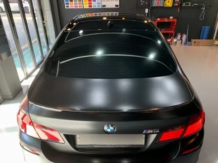 BMW M5 사틴 블랙 전체 랩핑 - 강남 랩핑 - 서초 익스트림 랩 / 강남,개포,서초