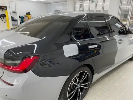 BMW 330e 랩핑 사고 보험처리 LB \'카키 그린\' / 강남,개포,서초