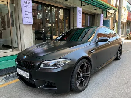 BMW M5 사틴 블랙 전체 랩핑 - 강남 랩핑 - 서초 익스트림 랩 / 강남,개포,서초