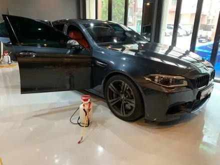 BMW M5 사틴 블랙 전체 랩핑 - 강남 랩핑 - 서초 익스트림 랩 / 강남,개포,서초
