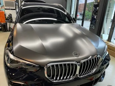 BMW X5 \'사틴 다크 바솔트\' 전체 랩핑 - 반무광 랩핑 - 차량 랩핑 / 강남,개포,서초