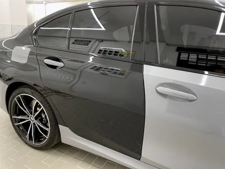 BMW 330e 랩핑 사고 보험처리 LB \'카키 그린\' / 강남,개포,서초